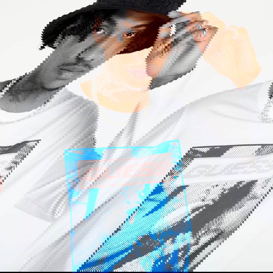 T-shirt GUESS Lion Logo Tee Vit | M2YI26I3Z00-G011, 1