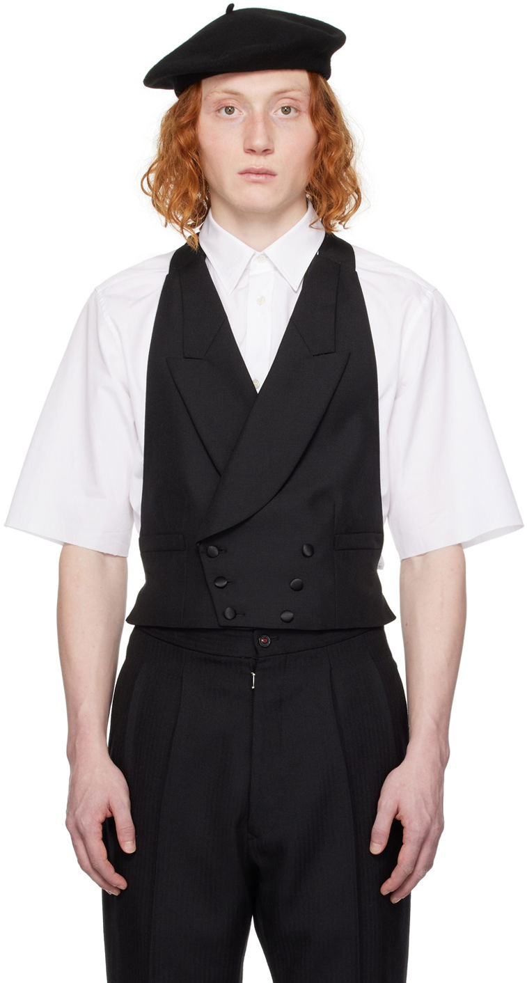 Väst Maison Margiela Double-Breasted Vest Svart | SI1FB0002 S49892, 0