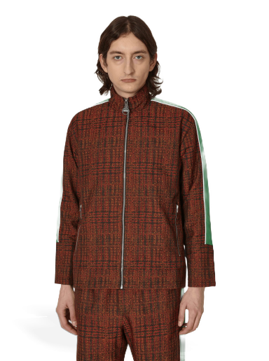 Jacka Ahluwalia Blitta Track Top Jacket Bourgogne | M-AHLU-TO001-SS23-FA90 BK