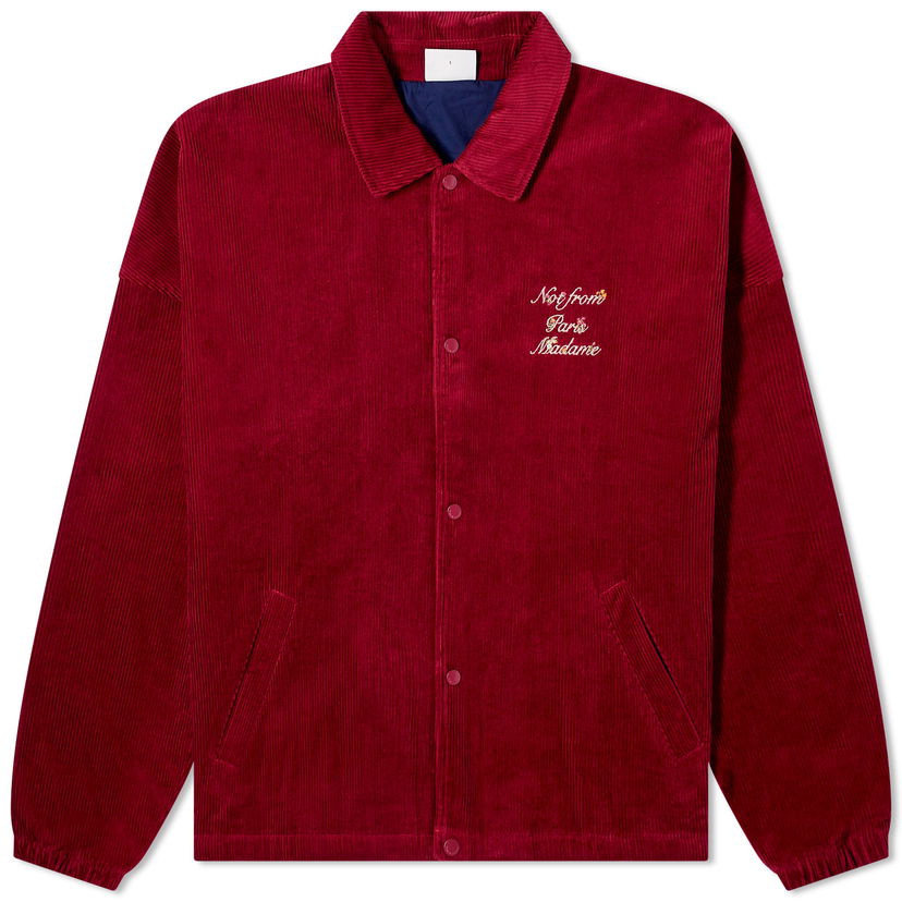 Bomberjacka Drôle de Monsieur Drole de Monsieur Corduroy Jacket Bourgogne | C-JT161-CO062-BX