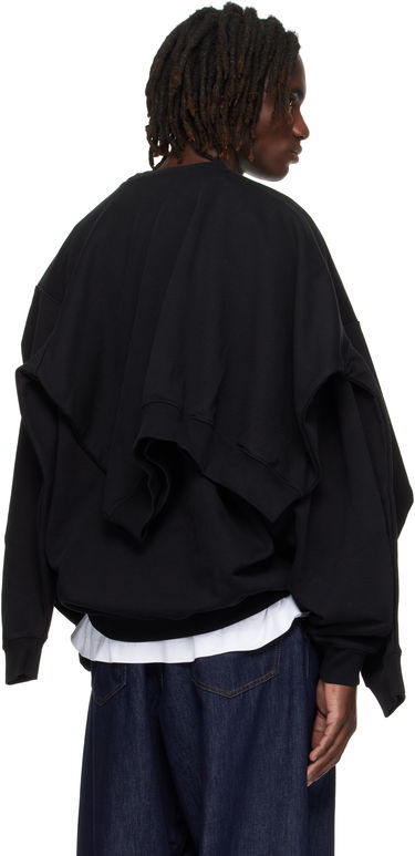 Sweatshirt VETEMENTS VETEMENTS Double Layered Sweatshirt Svart | UH76CW400B, 2