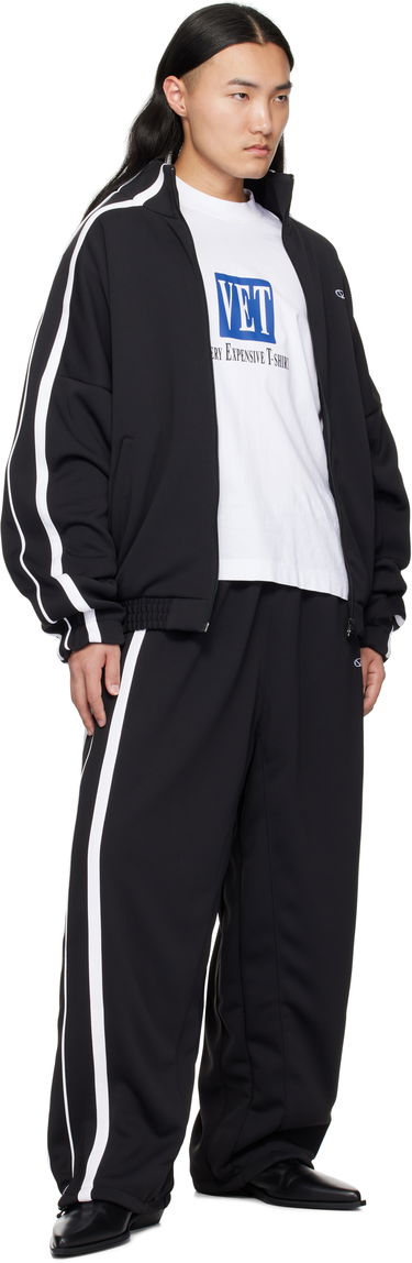 Vindjacka VETEMENTS Vetements Oval Logo Gym Jacket Svart | UA66JA360B, 3
