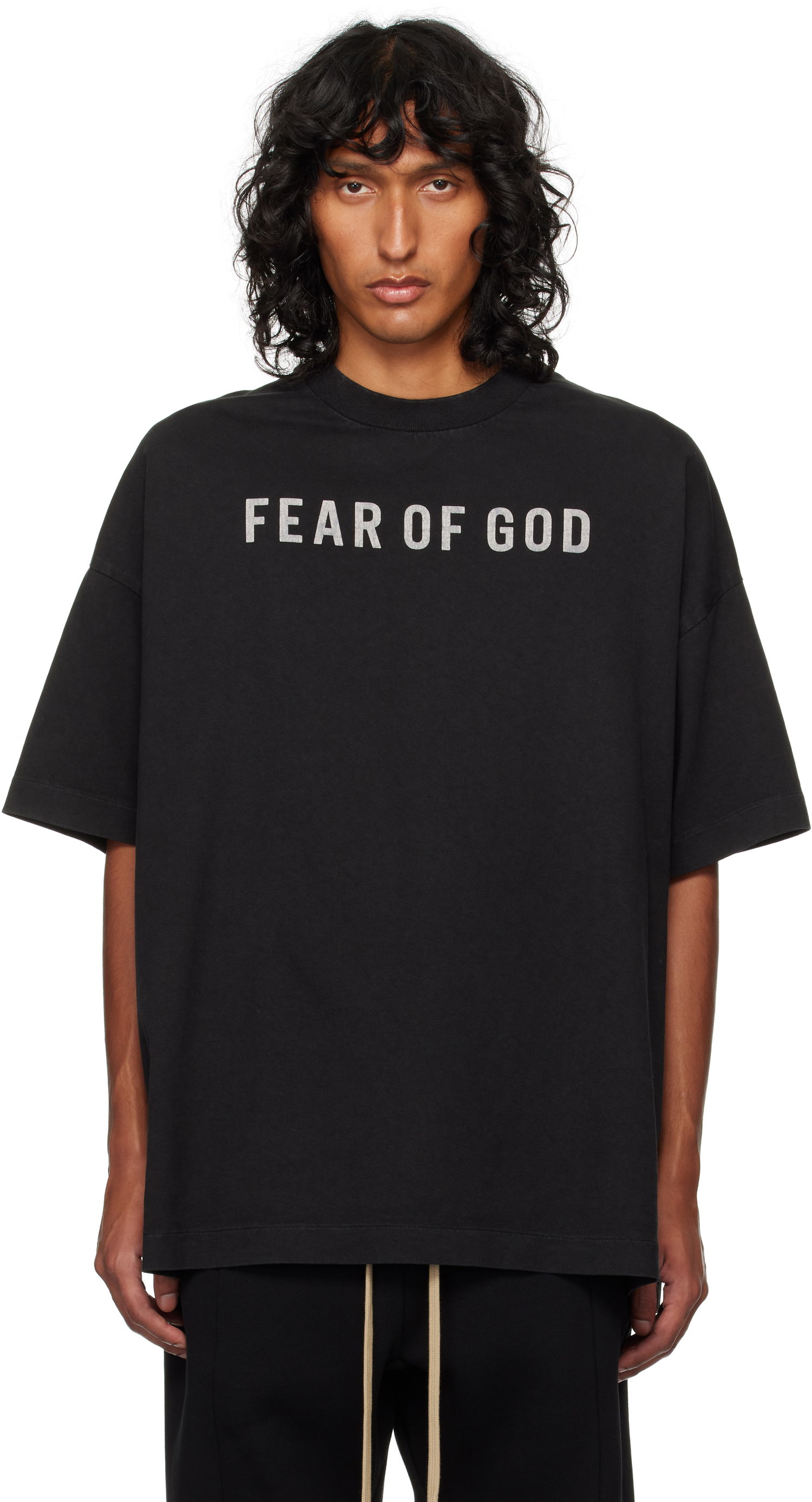 T-shirt Fear of God T-shirt With Print Svart | FG24FW50-10155LGHWJ, 0