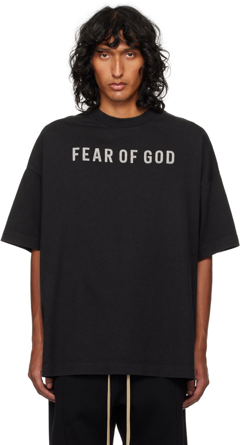 T-shirt Fear of God T-shirt With Print Svart | FG24FW50-10155LGHWJ