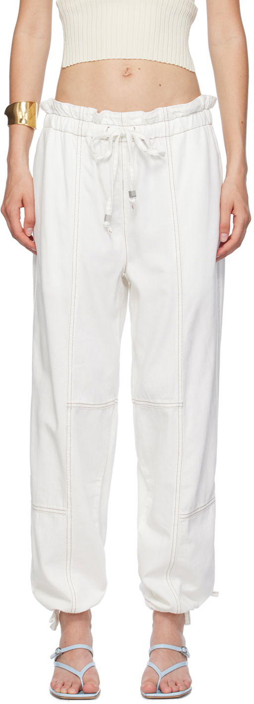 Träningsbyxor rag & bone Rag & Bone Ultra Featherweight Jordan Pants Vit | WDD24P2992FYWH
