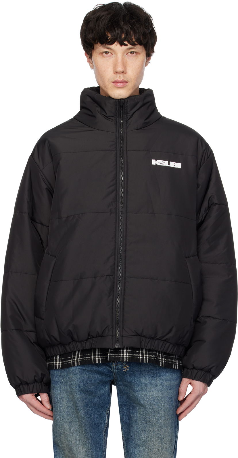 Pufferjacka Ksubi Sott Reversible Puffer Jacket Svart | MPS25JK003