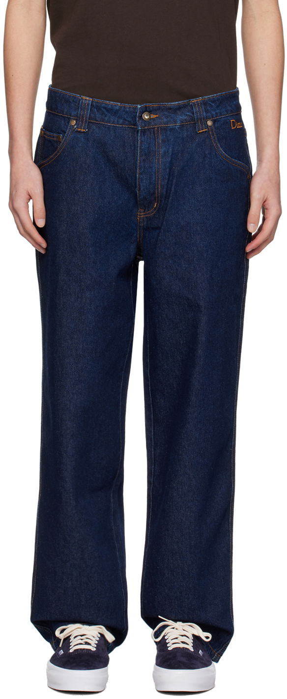 Jeans Dime Indigo Classic Relaxed Jeans Mörkblå | DIMESP2433IND