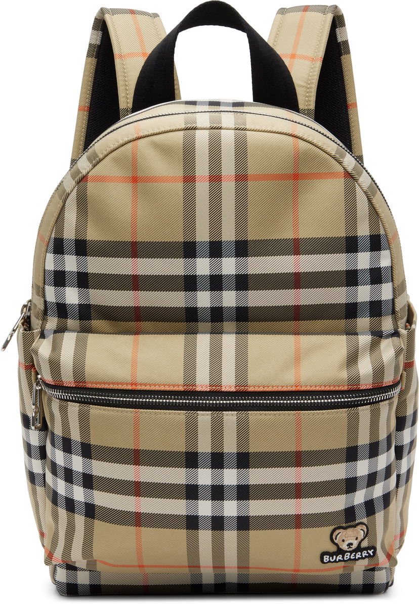 Ryggsäck Burberry Burberry Check Backpack Beige | 8108445