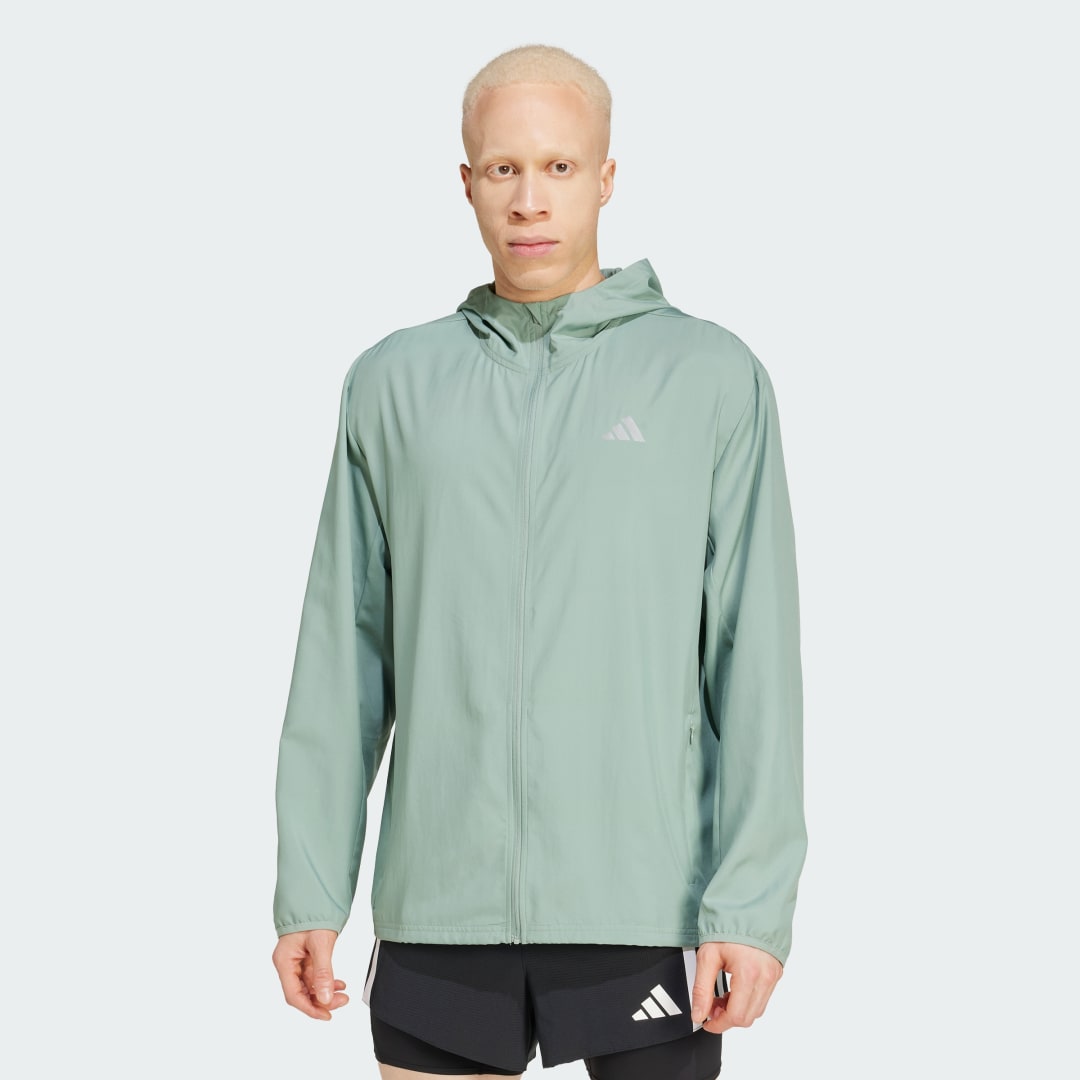 Vindjacka adidas Performance Lightweight Running Jacket Grön | JD2331, 0