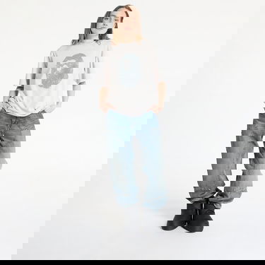 T-shirt BAPE A BATHING APE Heavy Washed Ape Head Relaxed Fit T-Shirt Grå | 001CSL301351MGRA, 3