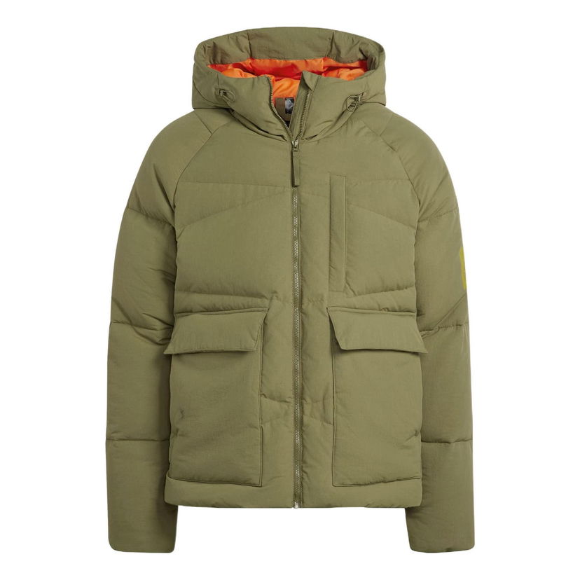 Parkas adidas Originals Hooded Down Jacket Grön | HN9931