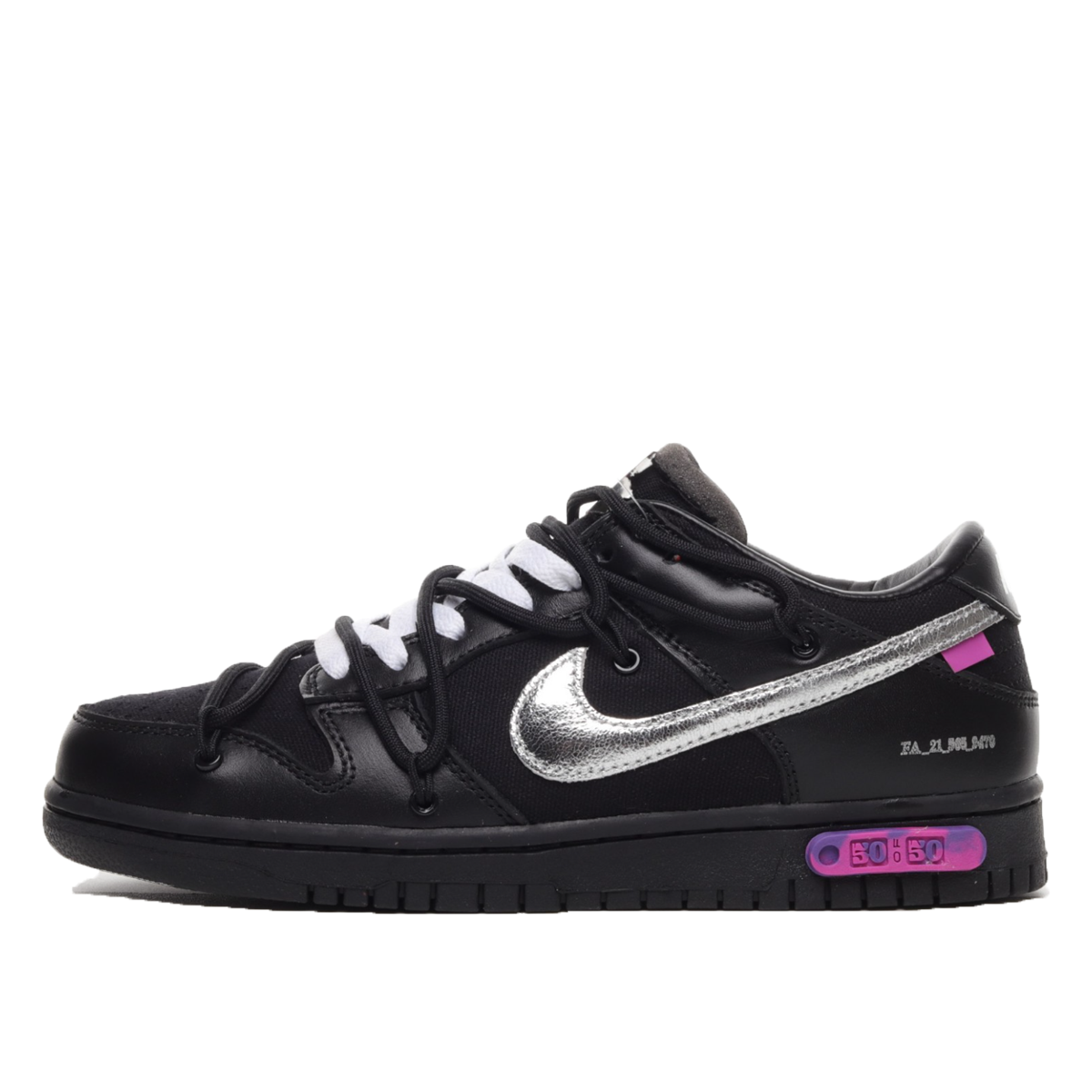 Sneakers och skor Nike Off-White x Dunk Low "Lot 50 of 50" Svart | DM1602-001, 1