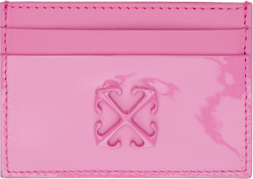Plånbok Off-White Card Holder Rosa | OWND035F24LEA0013B00