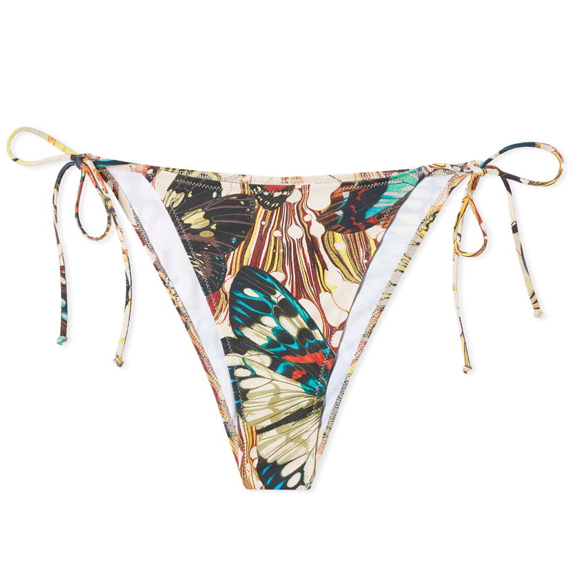 Badkläder Jean Paul Gaultier Butterfly Print Bikini Bottoms Flerfärgad | 24-25-F-SV032-J538-1090