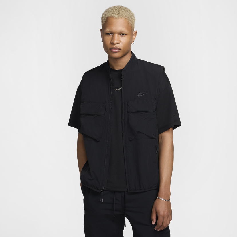 Väst Nike tkaná vesta Tech Svart | FZ0748-010