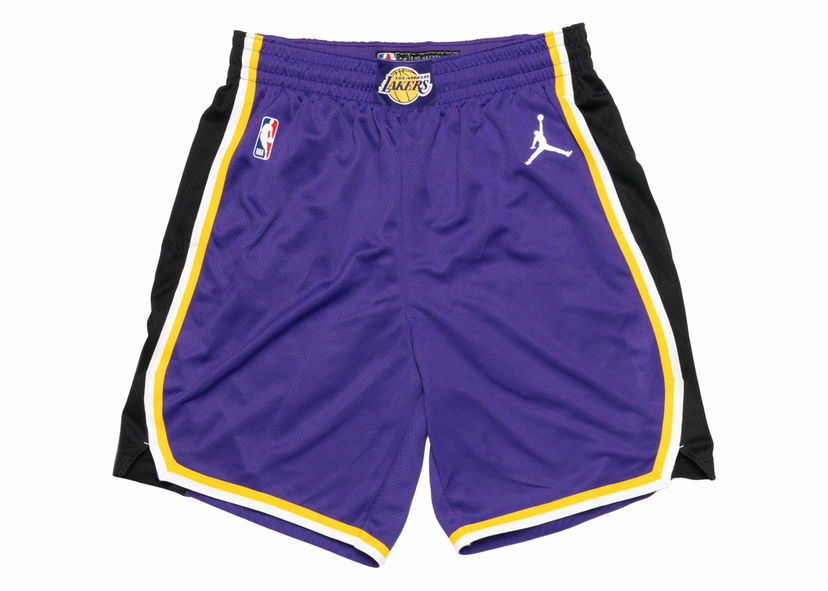 Shorts Nike LA Lakers Statement Edition 2020 Swingman Shorts Field Purple/White Purpur | CV9564-504