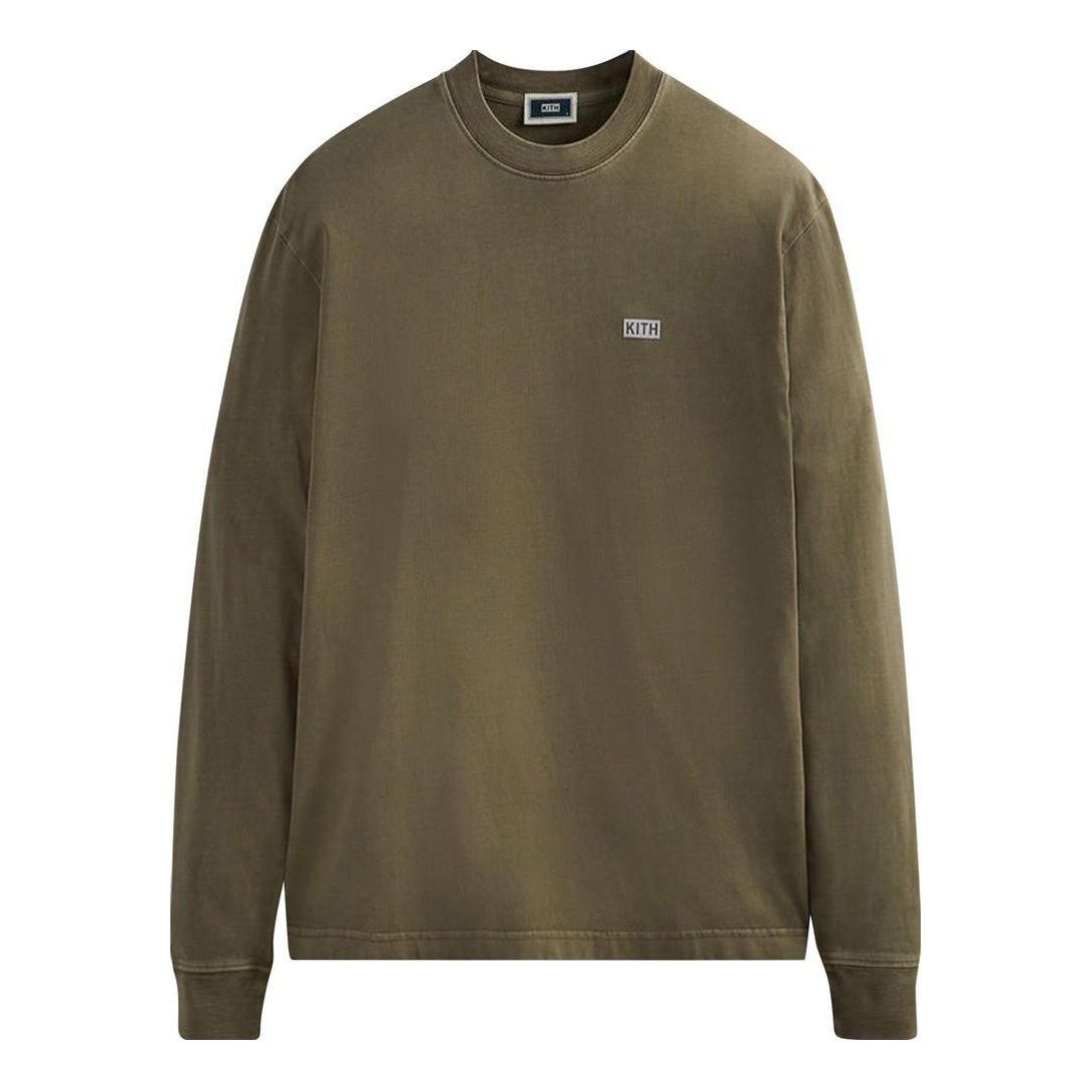 T-shirt KITH KITH Long-Sleeve T-Shirt Grön | KHM030632-249, 0