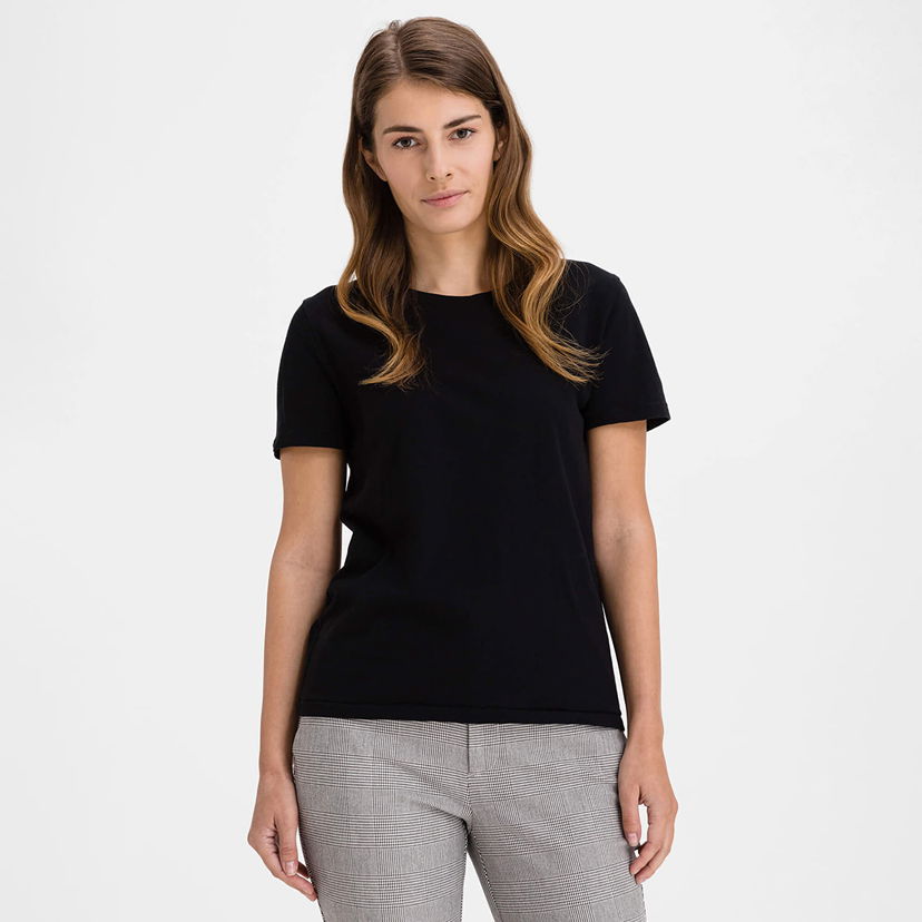 T-shirt GAP Basic Crewneck Tee True Black Svart | 795346-06