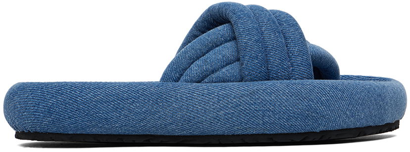 Skovård ISABEL MARANT Isabel Marant Niloo Flat Sandals Mörkblå | 23PSD0028FA-A1B56S