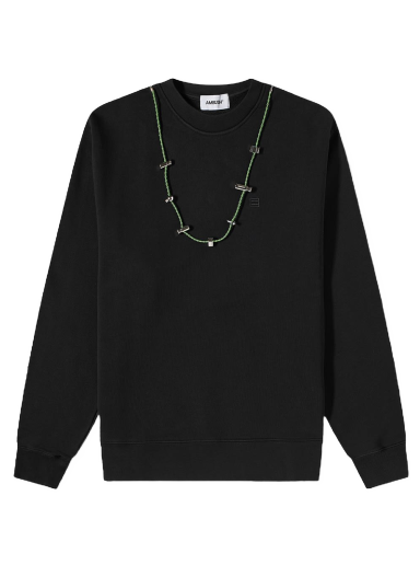 Sweater Ambush Stoppers Crewneck Svart | BMBA028F22FLE0011055