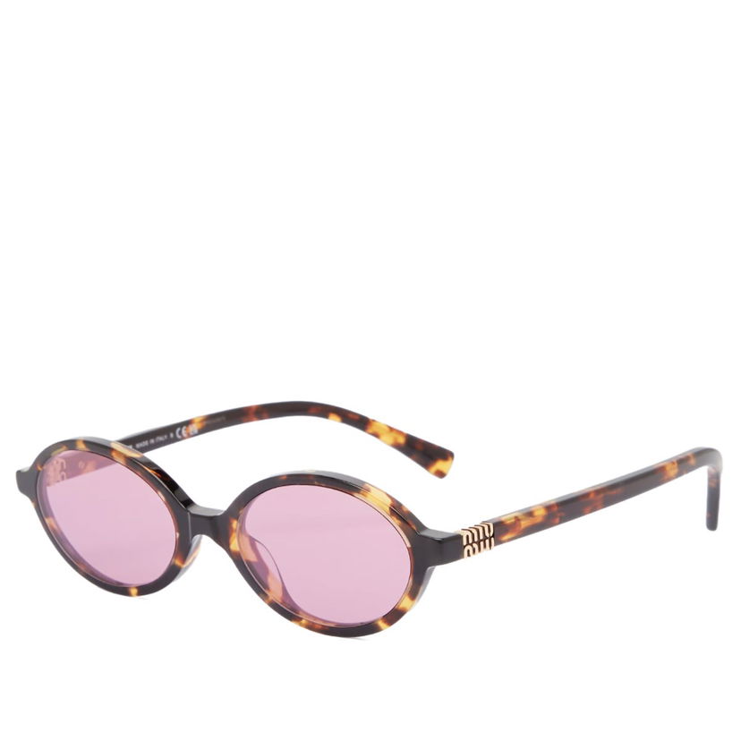 Solglasögon Miu Miu Miu Miu Regard Oval Sunglasses Brun | 0MU-04ZS-50-VAU50D