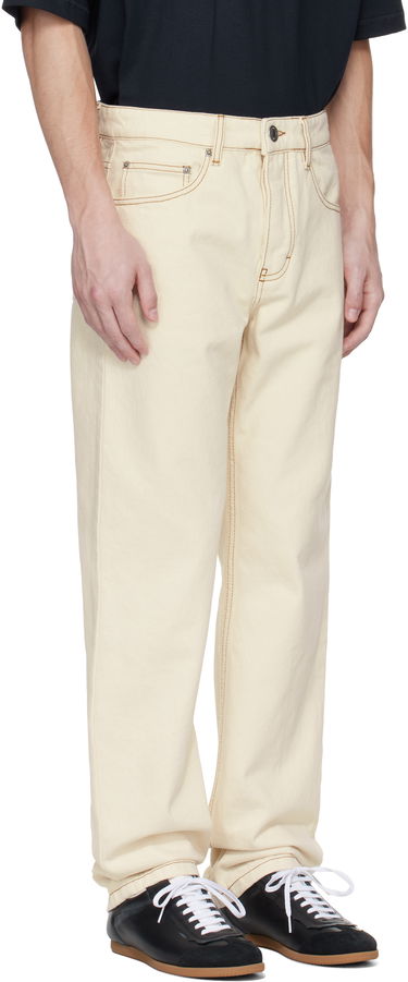 Jeans AMI AMI Paris Classic Fit Jeans Beige | HTR001.DE0039, 1