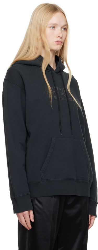 Sweatshirt Maison Margiela MM6 Maison Margiela Unbrushed Sweat Jersey Hoodie Grön | S62GU0138 M25004, 4