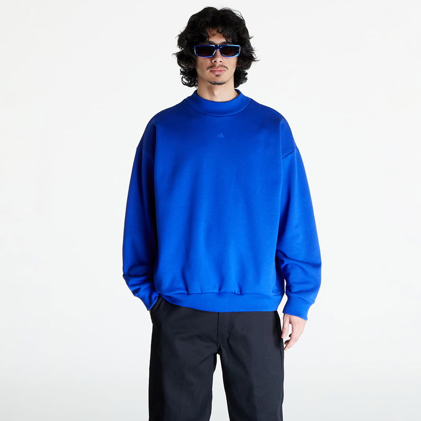 Sweatshirt adidas Performance adidas One Fleece Basketball Mörkblå | IX1963