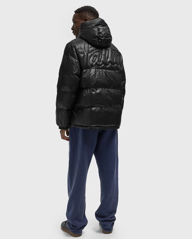 Pufferjacka Patta Quilted Script Logo Hooded Puffer Jacket Svart | POC-AW25-3200-348-0031-001, 2