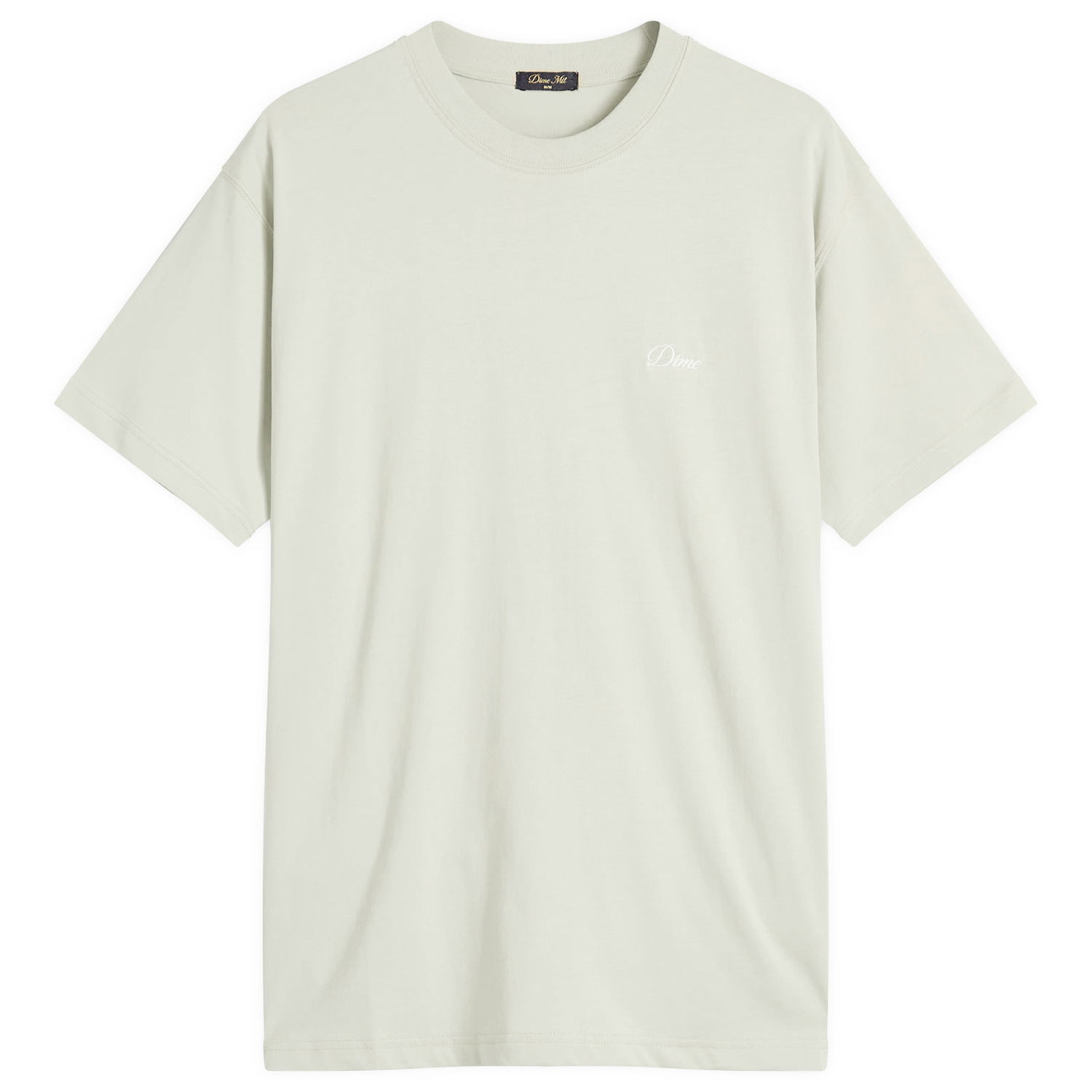 T-shirt Dime Dime Cursive Small Logo T-Shirt, Size Large Grön | DIMESU2539-CHA, 1