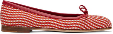 Kläder Manolo Blahnik Manolo Blahnik Veralli Ballerina Flats Röd | 424-1947, 0