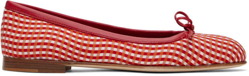Kläder Manolo Blahnik Manolo Blahnik Veralli Ballerina Flats Röd | 424-1947