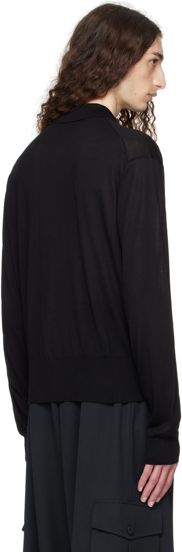 Sweater Versace Versace Knit Silk Cardigan Svart | 1020281_1A12273, 2