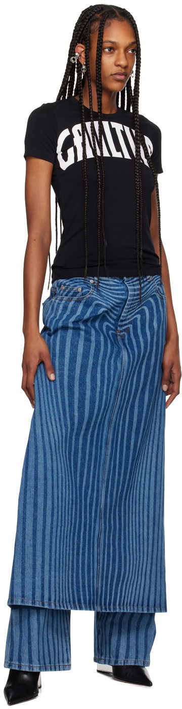T-shirt Jean Paul Gaultier Jean Paul Gaultier 'The Gaultier' T-Shirt Svart | 24/25-F-TS071I-J056-0001, 3