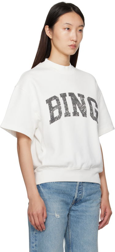 Sweatshirt Anine Bing ANINE BING Jay 'Bing' Sweatshirt Vit | A-08-11002-OFW1, 1