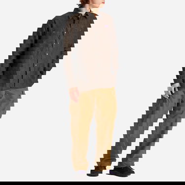 Skjorta Needles Needles Linen Chambray Work Shirt, Large Brun | QV291-C, 4