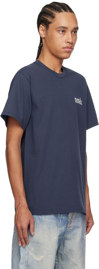 T-shirt Noah Noah Gothic 'N' T-Shirt Mörkblå | T260SS25NVY, 1