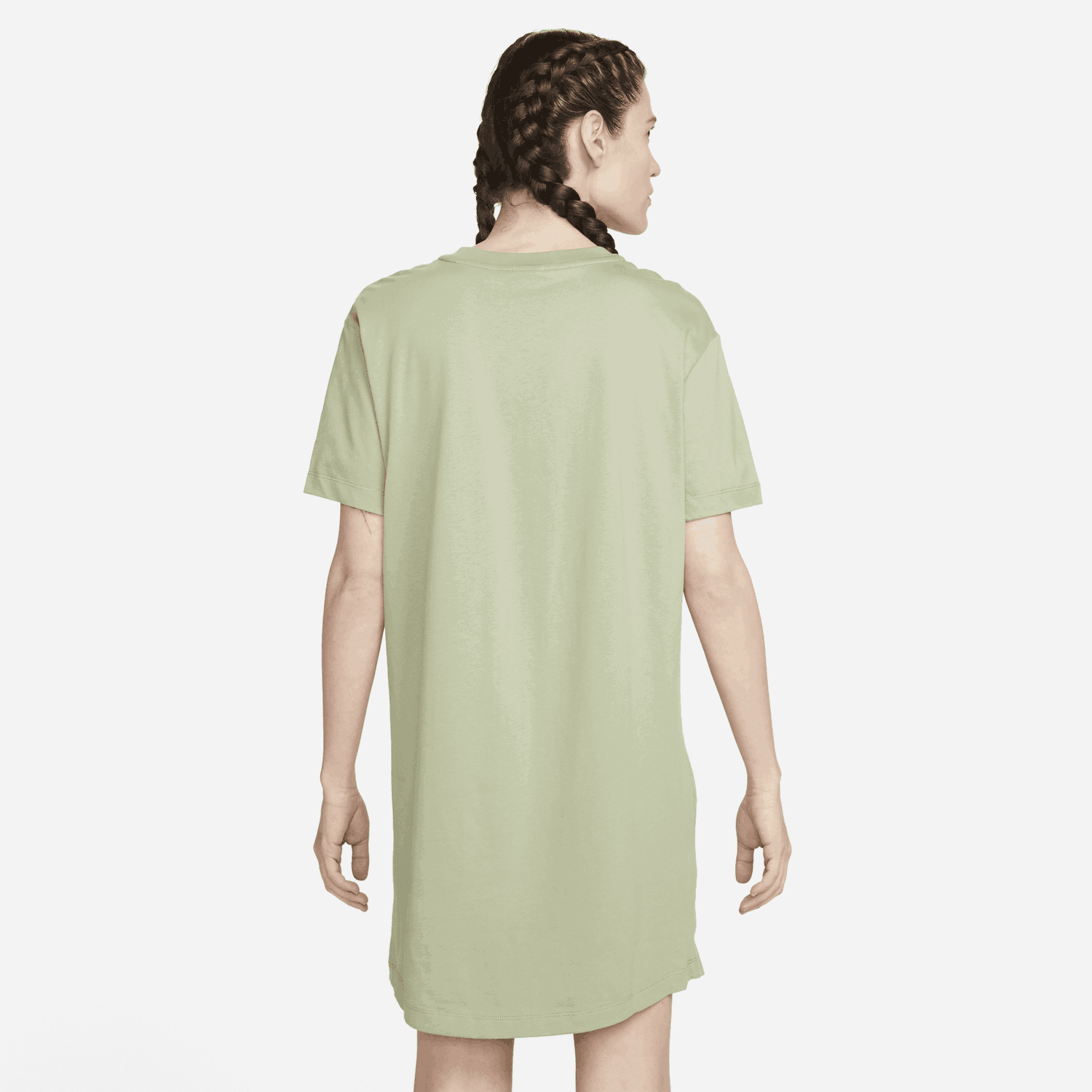 Klä Nike Sportswear Essential T-Shirt Dress Grön | DV7882-386, 1