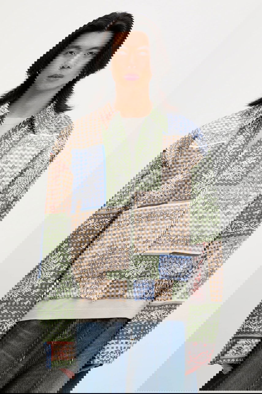 Bomberjacka Rhude RHUDE Bandana Print Zip-Up Jacket Flerfärgad | RHSS25JA01450, 0