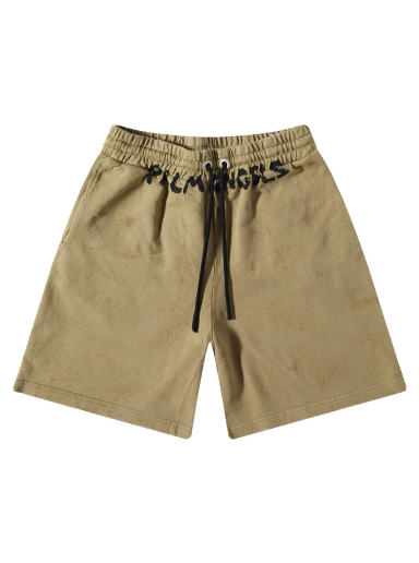 Shorts Palm Angels Logo Short Grön | PMCI010S23FLE0065610