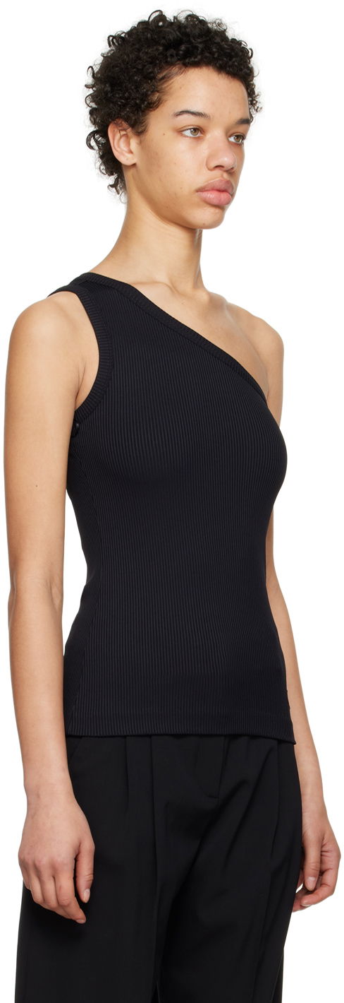 Linne Stella McCartney Single-Shoulder Tank Top Svart | 6J02043SPX31, 1