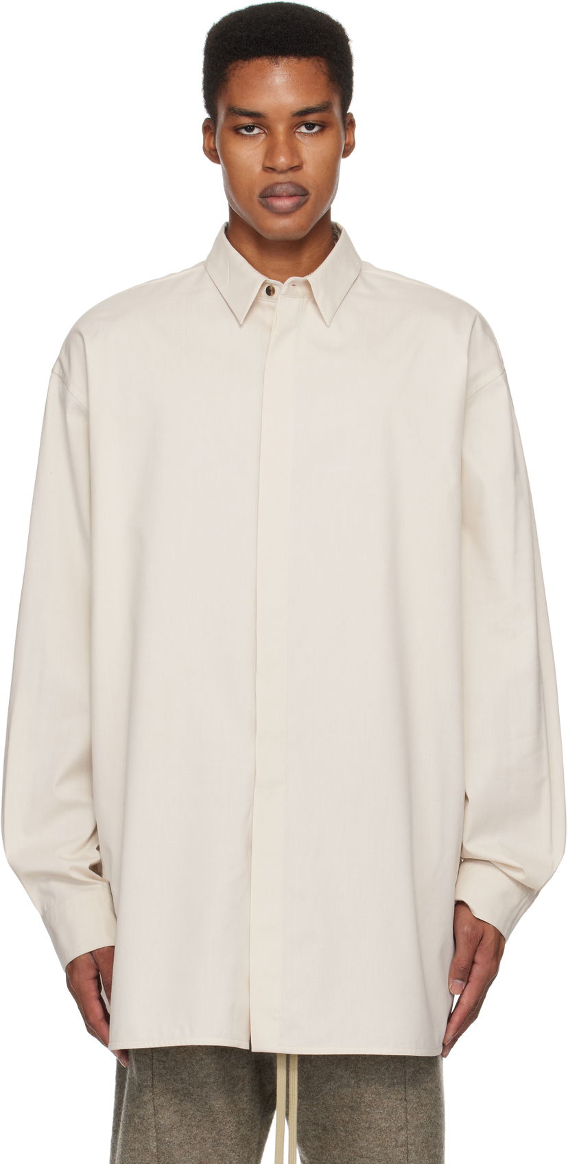 Skjorta Fear of God Vented Button Up Shirt Beige | FG24FW50-1013OXF
