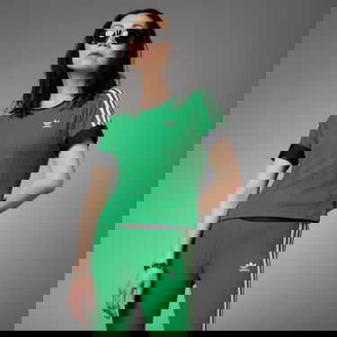 T-shirt adidas Originals Adicolor 70s Knit Tee Grön | IK7844, 0