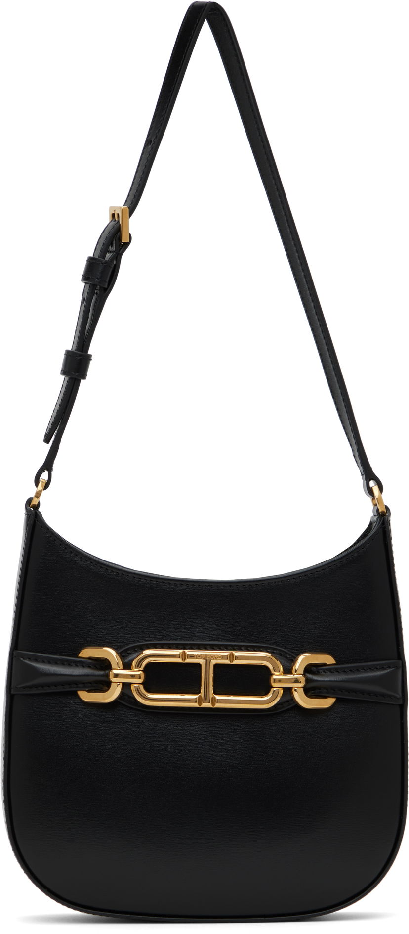 Handväska Tom Ford Tom Ford Mini Palmellato Leather Shoulder Bag Svart | L1839-LCL056X