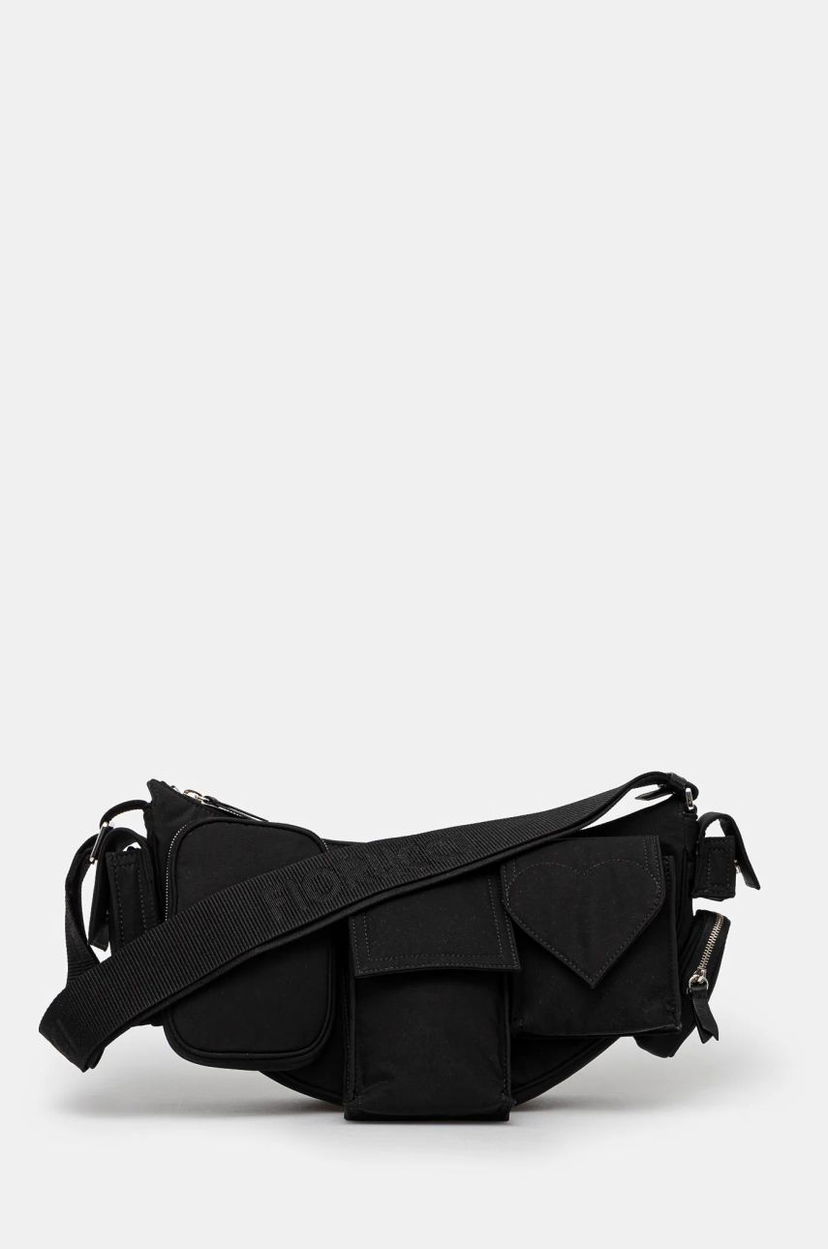 Midjeväska Fiorucci Nylon Super Pocket Bag Svart | U01FMABA123NY01BK01