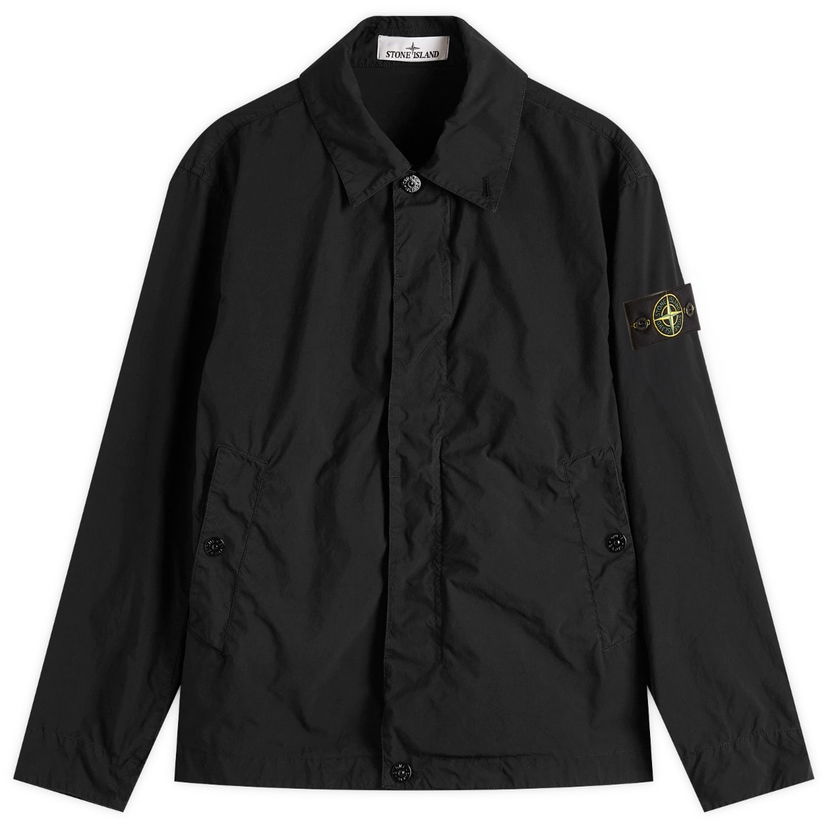 Vindjacka Stone Island Stone Island Light Compact Poly-TC Jacket Svart | K1S154100025-V0029