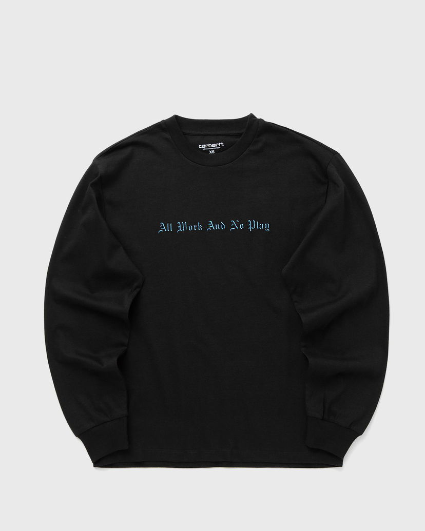 T-shirt Carhartt WIP Long-Sleeve T-Shirt All Work And No Play Svart | I035494-89.XX