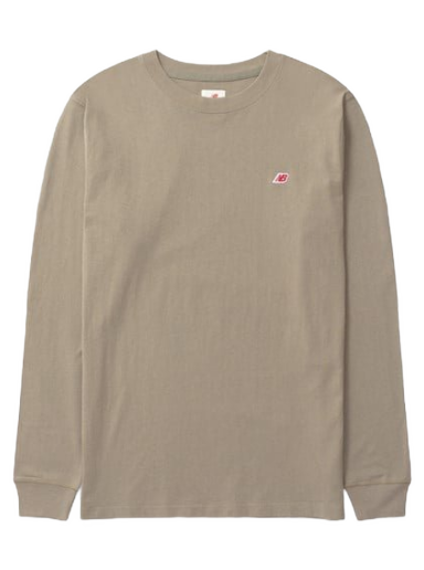 T-shirt New Balance Made In Usa Core Long Sleeve T-shirt Beige | MT21542TCO