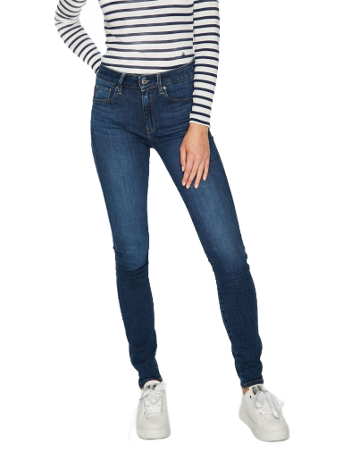 Jeans G-Star Raw ® 3301 High Waist Skinny Jeans Mörkblå | D05175.8968