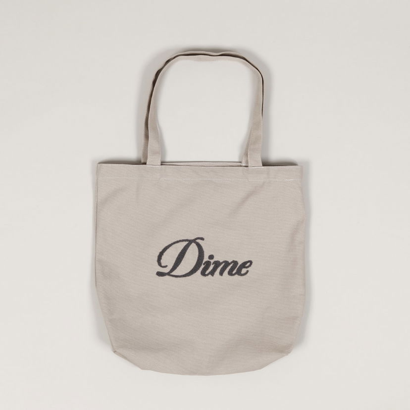Tygpåse Dime Dime Cursive Tote Bag Beige | DIMEFA2533CON